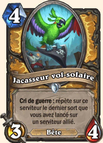 Jacasseur vol-solaire carte Hearhstone