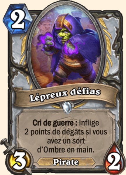 Lepreux defias carte Hearhstone