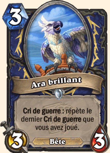 Ara brillant carte Hearhstone