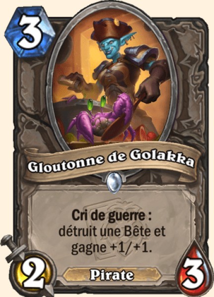 Gloutonne de Golakka carte Hearhstone