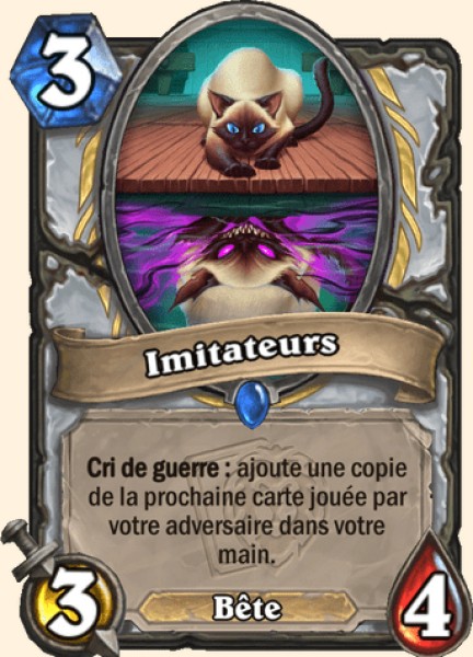 Imitateurs carte Hearhstone
