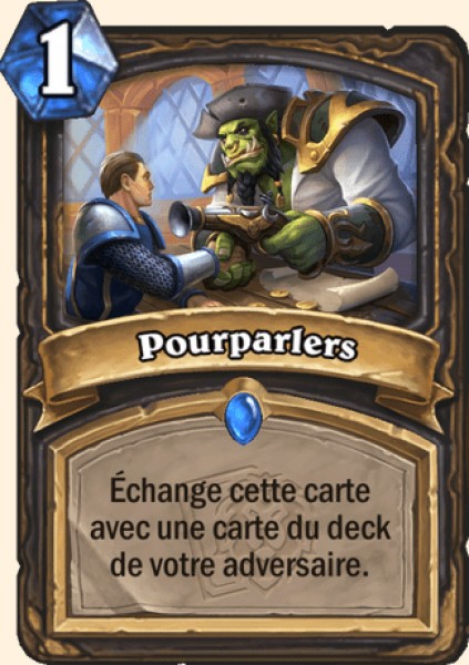 Pourparlers carte Hearhstone
