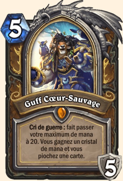 Guff Coeur-Sauvage carte Hearhstone