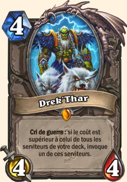 Drek'Thar carte Hearhstone