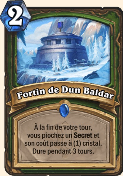 Fort de Dun Baldar carte Hearhstone