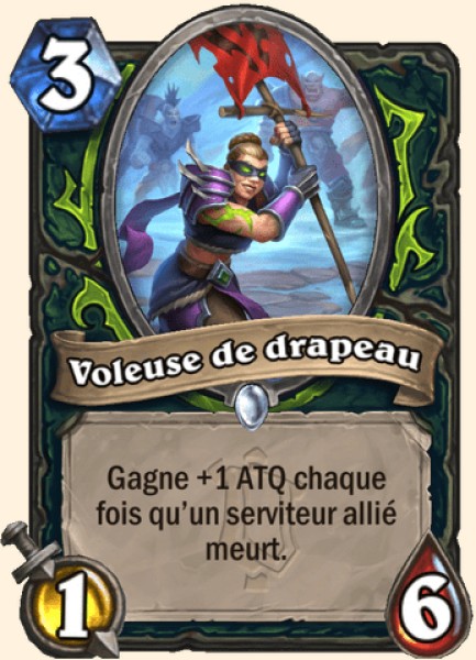 Voleuse de drapeau carte Hearhstone