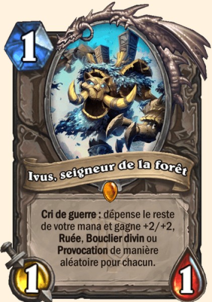 Ivus le Seigneur de la foret carte Hearhstone