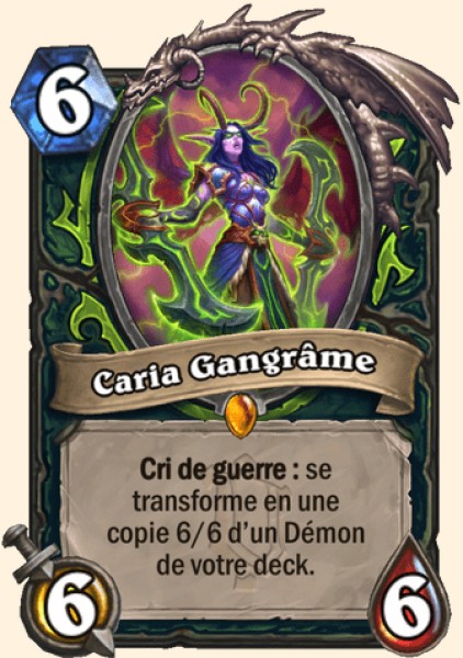 Caria Gangrame carte Hearhstone
