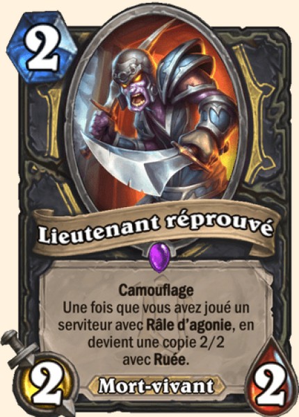 Lieutenant Reprouve carte Hearhstone