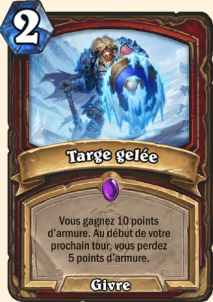 Targe gelee carte Hearhstone