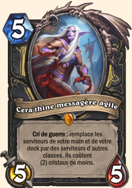 Cera'thine Fleetrunner carte Hearhstone