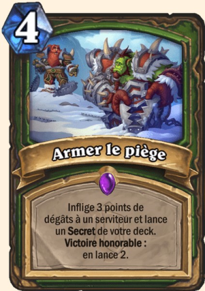 Ouvrir le piege carte Hearhstone