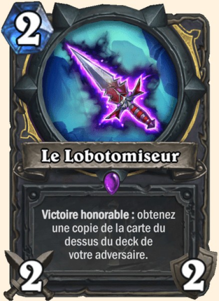 Le lobotomiseur carte Hearhstone