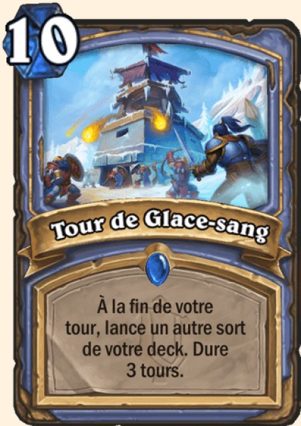 Iceblood Tower carte Hearhstone