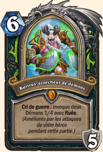 Kurtrus, ecorcheur de demons carte Hearhstone