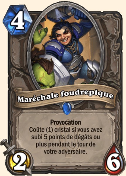 Marechale foudrepique carte Hearhstone