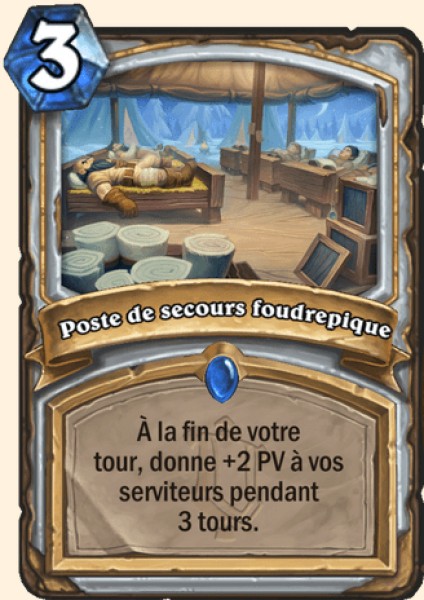 Poste de secours foudrepique carte Hearhstone
