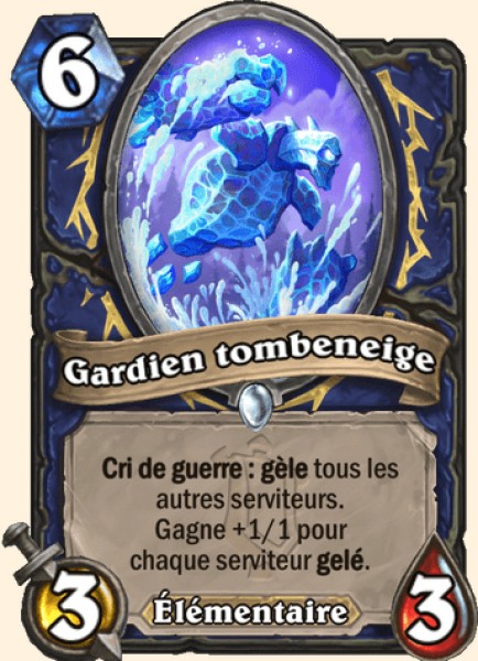 Gardien tombeneige carte Hearhstone