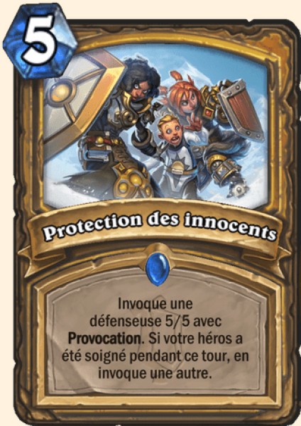 Protection des innocents carte Hearhstone