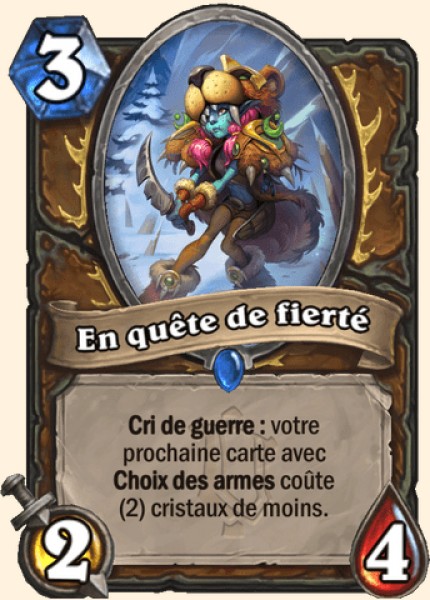 En quete de fierte carte Hearhstone
