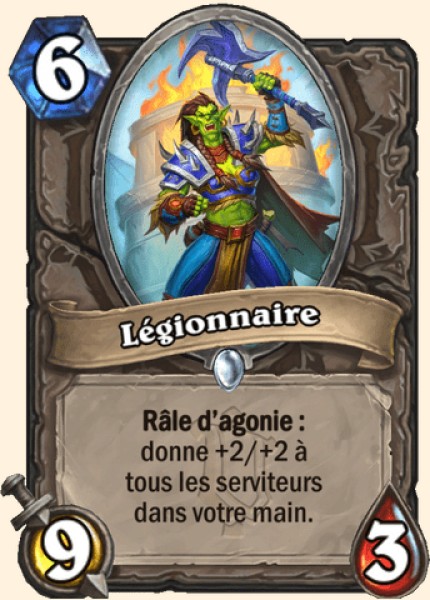 Legionnaire carte Hearhstone