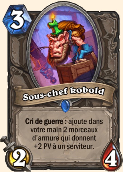 Sous-chef kobold carte Hearhstone
