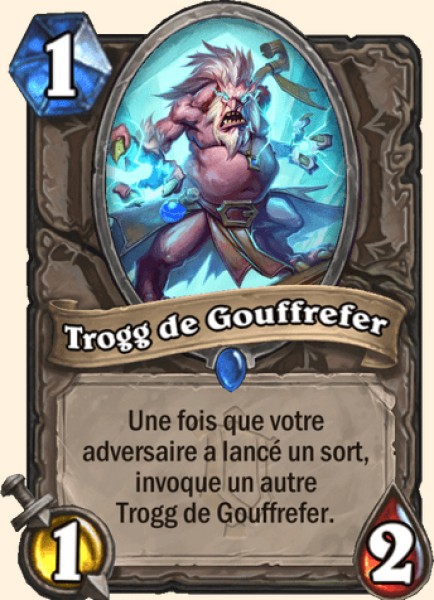 Trogg de Gouffrefer carte Hearhstone