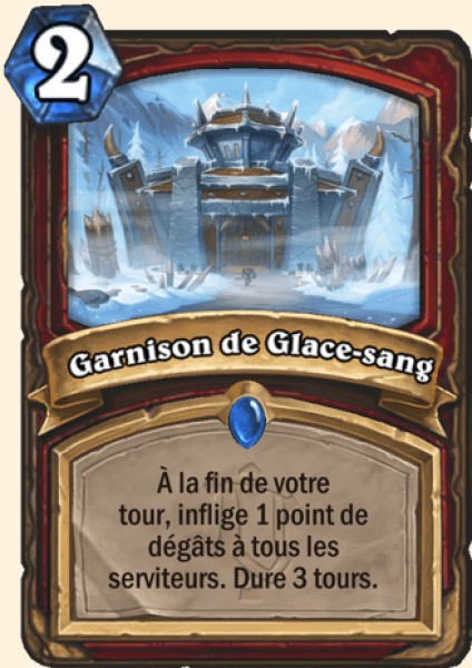 Garnison de Glace-sang carte Hearhstone