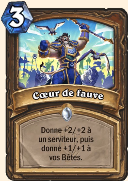 Coeur de fauve carte Hearhstone