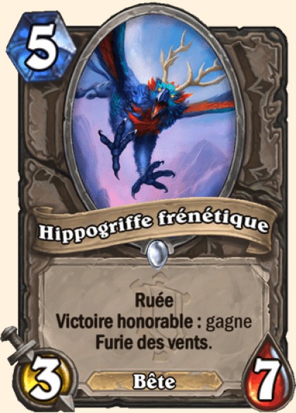 Hippogriffe frenetique carte Hearhstone