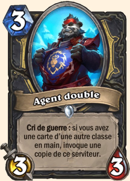 Agent double carte Hearhstone