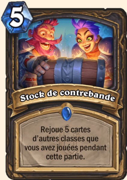 Stock de contrebande carte Hearhstone