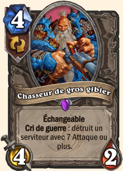 Chasseur de gros gibier