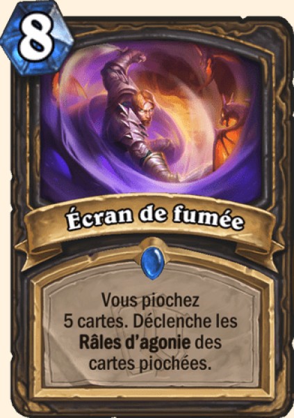 Ecran de fumee carte Hearhstone