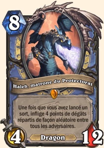 Haleh, Protectorat de la matrone carte Hearhstone