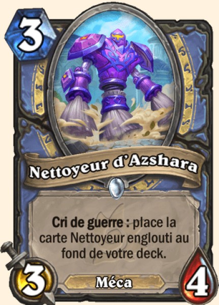 Nettoyeur d'Azshara carte Hearhstone