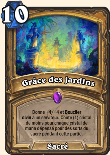 La grace du jardin carte Hearhstone