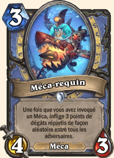 Meca-requin carte Hearhstone