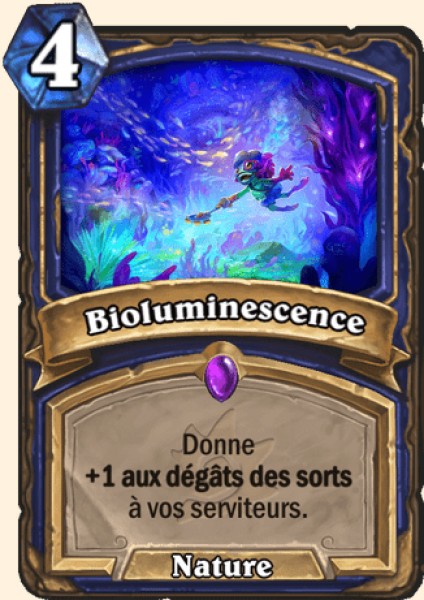 Bioluminescence carte Hearhstone