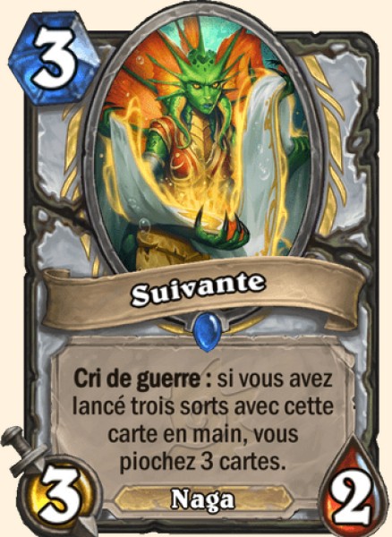 Suivante carte Hearhstone