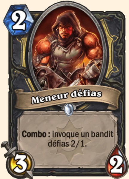 Meneur défias - Carte Hearthstone