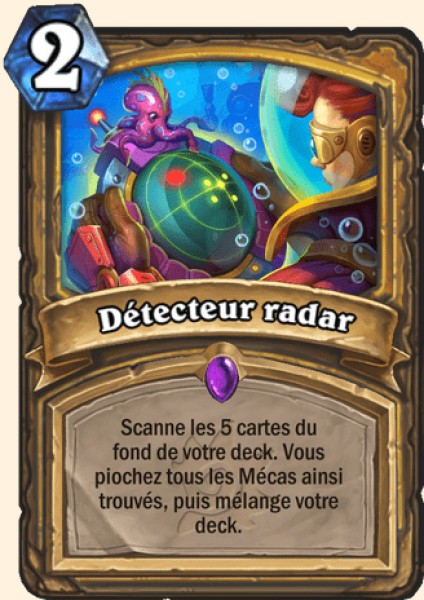 Detecteur radar carte Hearhstone