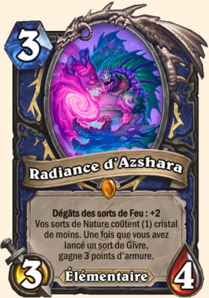 Radiance d'Azshara carte Hearhstone