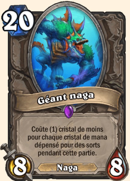 Geant Naga carte Hearhstone