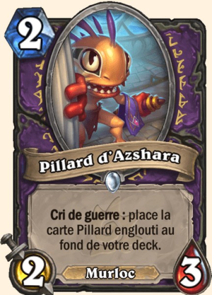Pillard d'Azshara carte Hearhstone