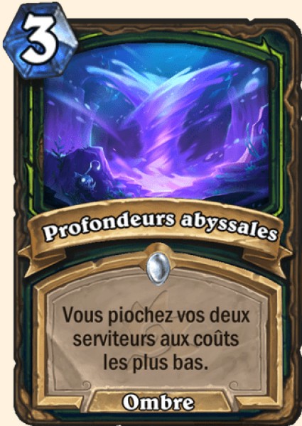 Profondeurs abyssales carte Hearhstone
