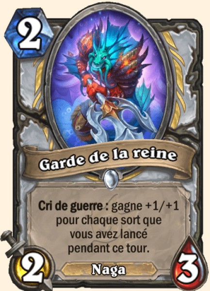 Garde de la reine carte Hearhstone