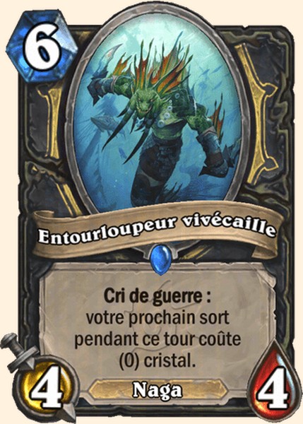 Entourloupeur vivecaille carte Hearhstone