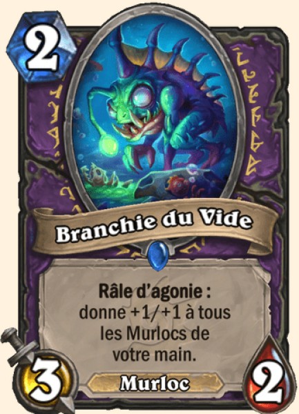 Branchie du Vide carte Hearhstone