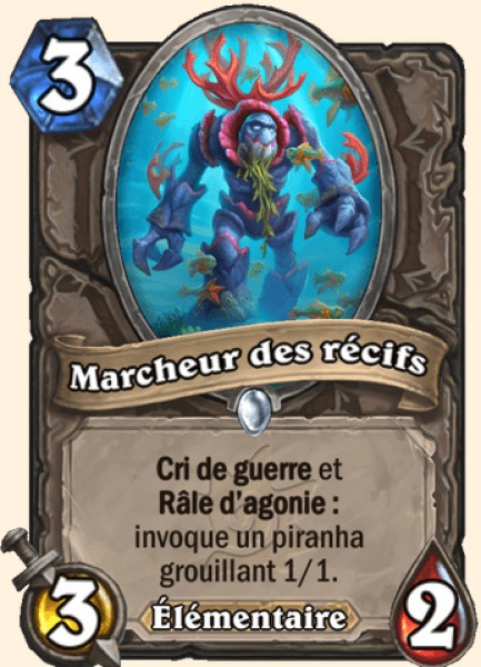 Marcheur des recifs carte Hearhstone